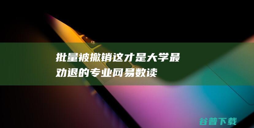 批量被撤销，这才是大学最劝退的专业_网易数读